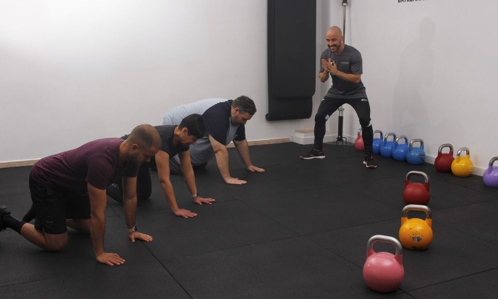 Entrenamiento en grupo reducido en Zaragoza